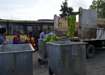 نوسازی مخازن زباله در شهر تهران